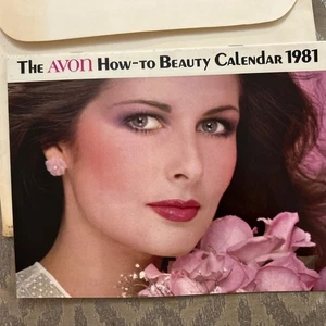 Vintage 1981 Avon Cosmetics Calendar Beauty Tips Clean Unmarked With Envelope - Picture 1 of 11