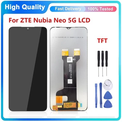LCD Display For ZTE Nubia Neo 5G TFT Touch Digitizer Screen Replacement - Image 1 of 4