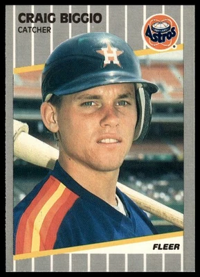 1989 Fleer #353 Craig Biggio - Image 1 of 2