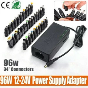 34 pz adattatore di alimentazione universale caricabatterie portatile 12-24 V 96 W per PC computer portatile - Foto 1 di 16