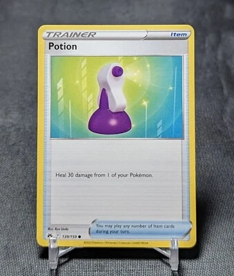 Potion Regular Common Trainer Item 2023 Crown Zenith Pokemon TCG Card 139/159 - Image 1 of 2
