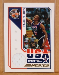 SCHEDA PATCH 2009 2010 BASKET HALL OF FAME DREAM TEAM SCOTTIE PIPPEN 378/875 - Foto 1 di 2