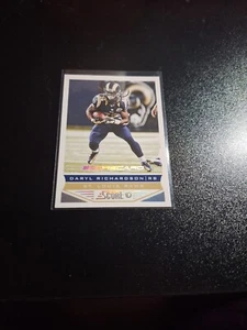 2013 SCORE SCORECARD PARALLEL SP #177 DARYL RICHARDSON ST. LOUIS RAMS NRMT-MT!!! - Foto 1 di 2