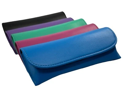 NEW Bright Scuba Semi-Soft Eyeglasses Case With Flap Closure Medium Qty 5 Value - Image 1 of 4