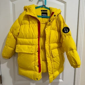 Zara Kids - Girl Boy Jacket Down Coat LILMCKIMM MMXXI Bright Yellow Size XS - Picture 1 of 7