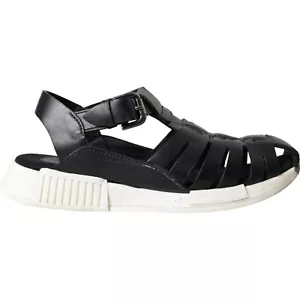 DOLCE & GABBANA Kids Shoes Black White Leather Flats Sandals EU31/US13.5 490usd - Picture 1 of 11