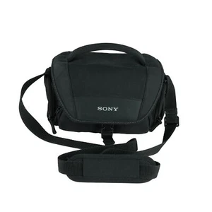 Sony LCS-U21 Soft Carrying Case for Cyber-Shot and Alpha Cameras - Black - Picture 1 of 7
