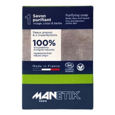 Body, Face & Beard Soap - Purifying 100g | MANETIK - Bild 1 von 2