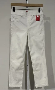 Spanx White Denim Straight leg NWT Jeans Sz Small Petite 20354Q - Picture 1 of 13