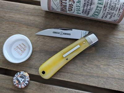 GEC Great Eastern Cutlery #47 Northfield Viper 470123 hueso amarillo liso Foto 1 de 4