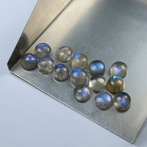 Labradorite cabochons for jewellery making | Oval and Round Labradorite cabochon - Picture 1 of 29