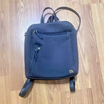 The Sak Mochila Negro Olvera Bolso Acolchado Bolso Mochila Mini Foto 1 de 4