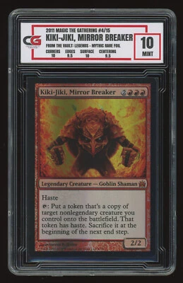 Kiki-Jiki, Mirror Breaker FOIL - From the Vault Legends MTG - CG 10 Mint Graded - Image 1 of 2