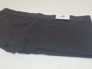 DKNY Black Litewear Seamless Ribbed Hipster Boy Shorts Underwear Size L - Picture 1 of 4