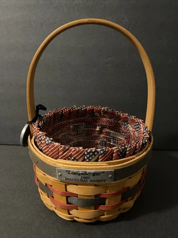 longaberger basket Inaugural Basket-1997 Cover