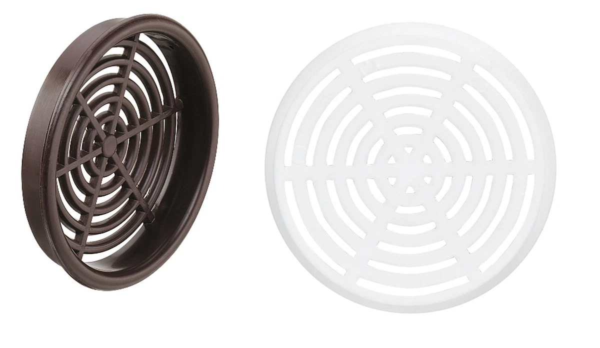 Uxcell Runde Lüftungsgitter Aus Edelstahl – 18 Stück, 19 Mm Lochdurchmesser, Für Schränke, Küche, Bad (schwarz, Außendurchmesser 29 Mm)