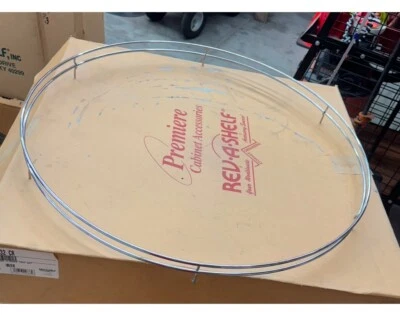 Rev-A-Shelf 5LSF032 5LSF 32" Diameter Fence Rail for Full Circle - Chrome NEW - Image 1 of 2