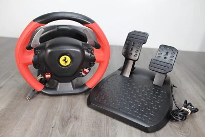 Thrustmaster Ferrari 458 Spider Racing Steering Wheel Pedals Xbox One Tested - Image 1 of 4
