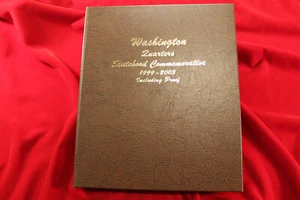 SET QUARTER WASHINGTON PARZIALE 1999-2003, NUOVO ALBUM DANSCO 8143, 50 QUARTI - Foto 1 di 13