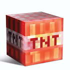 Minecraft Red TNT x9 Can Mini Fridge 6.7L x1 Door Ambient LED Lighting 10.4