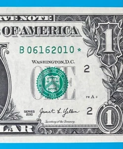 June 16, 2010 : B 06162010 * BIRTHDAY NOTE $1 One Dollar Bill *Uncirculated* - Picture 1 of 3