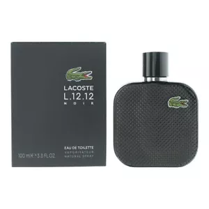 Lacoste Eau De Lacoste L.12.12 Noir Eau de Toilette 100ml Spray for Him - Picture 1 of 2