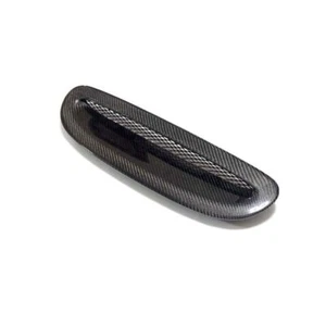 Carbon Fiber Hood Scoop Vent Trim Larger Kit Fit For Mini Cooper S F55 F56 - Bild 1 von 6