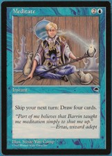 Meditate Tempest PLD Blue Rare MAGIC THE GATHERING CARD (ID# 243374) ABUGames