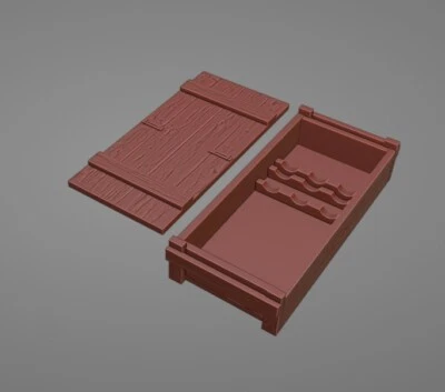 Munitionskiste für 7,5 cm Munition, KwK 40, Wehrmacht, 1:16, Art. Nr. 851064 - Bild 1 von 4