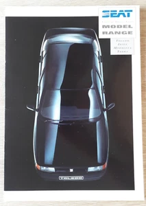 Seat Range Brochure 1992 - Marbella Ibiza Toledo Terra - Picture 1 of 9
