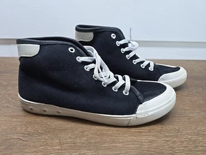 Rag & Bone Standard Issue High Top Sneakers EU42 Men's 9 Women's 10.5 Black Wht. - Picture 1 of 9