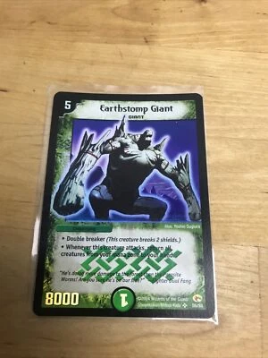 2004 Duel Masters Trading Card Earthstomp Giant DM03 - S5/S5 Holo Foil - Image 1 of 3