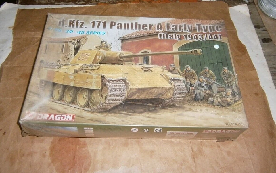 DRAGON 6160 PANTHER A EARLY TYPE ITALY 1944 SDKFZ 171 NUOVO 1-35 TIGER SOLDATINI - Immagine 1 di 3