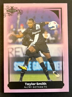 Taylor Smith 2022 Parkside NWSL Paramount PINK PARALLEL Card #4 /225 GOTHAM - Image 1 of 2