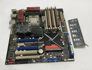 Asus RAMPAGE II EXTREME REV. 2.01G Socket 1366 Motherboard with BP & i7 CPU - Afbeelding 1 van 8