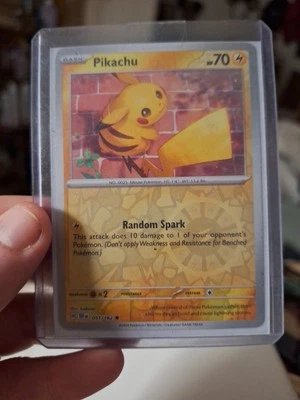 Mint Condition Pokémon Card Pikachu HP 70 Random Spark - Image 1 of 4