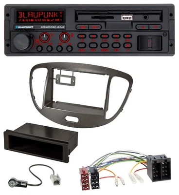 Blaupunkt SD MP3 USB Bluetooth DAB Autoradio für Hyundai i10 2008-2013 dunkelsil - Bild 1 von 4
