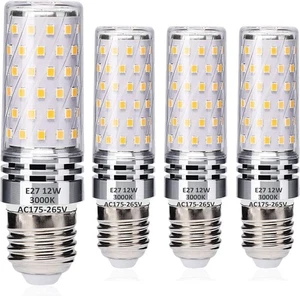 5/10pc Lampe Mais Glühbirne E14 Kerze LED E27 Birnen 12W/16W Kaltweiss Warmweiss - Bild 1 von 14