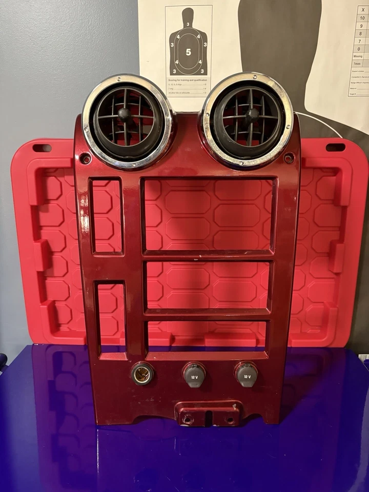 HUMMER H2 2003-2007 TABLERO RADIO BISEL MOLDURA PANEL CUBIERTA CON REJILLA DE VENTILACIÓN DE AIRE OEM Foto 1 de 3