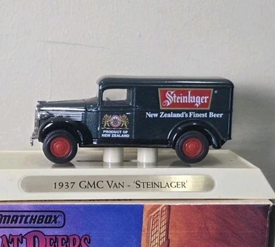 Matchbox Models of yesteryear 1937 GMC Steinlager delivery van New Zealand Beer - Image 1 of 4