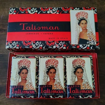 Vintage Jabon Talisman Cabrerizo Set of 3 Body Soap (2.5 oz each) Made In Spain - Image 1 of 2