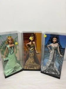 BARBIE LANDMARK SAMMLUNG BIG BEN FREIHEITSSTATUE EIFFELTURM PUPPE LOT NRFB - Bild 1 von 4