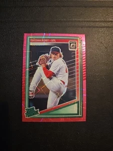 2025 Donruss Baseball Tekoah Roby Pink Velocity /79 - Picture 1 of 2