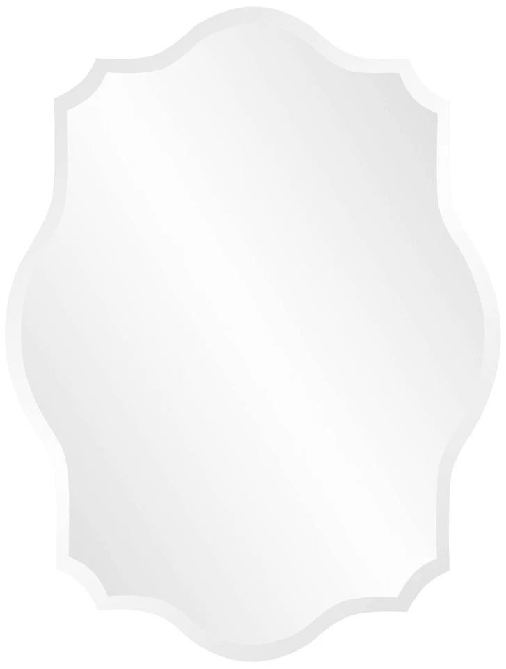 Howard Elliott Oval Ornate 24" x 32" Wall Mirror - Image 1 of 2