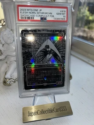 PSA10 MTG Elesh Norn, Mother Of Machines Showcase Lámina Completa Japonesa #419 - Imagen 1 de 4