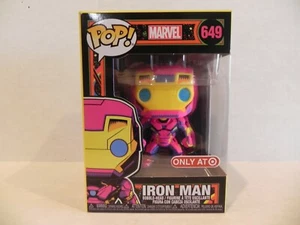 Funko POP! Marvel: Iron Man #649 Black Light Target Exclusive - Picture 1 of 2