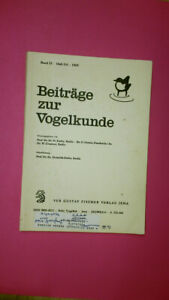 144666 Autorenkollektiv BEITRÄGE ZUR VOGELKUNDE 35, HEFT 5/6
