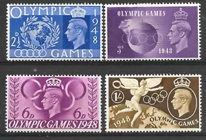 GB 1948 SG495/98 LONDON OLYMPIC GAMES; MINT HINGED. - Picture 1 of 2