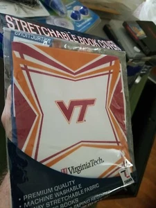 Virginia Tech VT Stretchable Book Cover for 8" x 10" Size Brand New Sealed - Picture 1 of 2