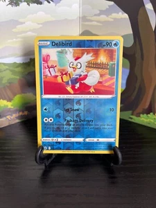 Delibird 032/198 - Chilling Reign - Common - Reverse Holo - Pokemon - LP - Picture 1 of 3